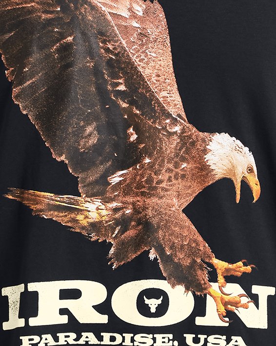 Project Rock Eagle Kurzarm-Shirt mit Grafik für Herren, Black, pdpMainDesktop image number 3