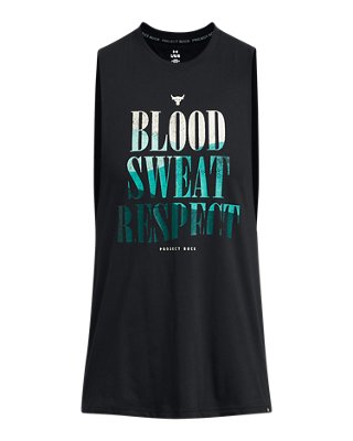 Playera sin mangas Project Rock BSR Payoff para hombre, Black, pdpMainDesktop image number 2