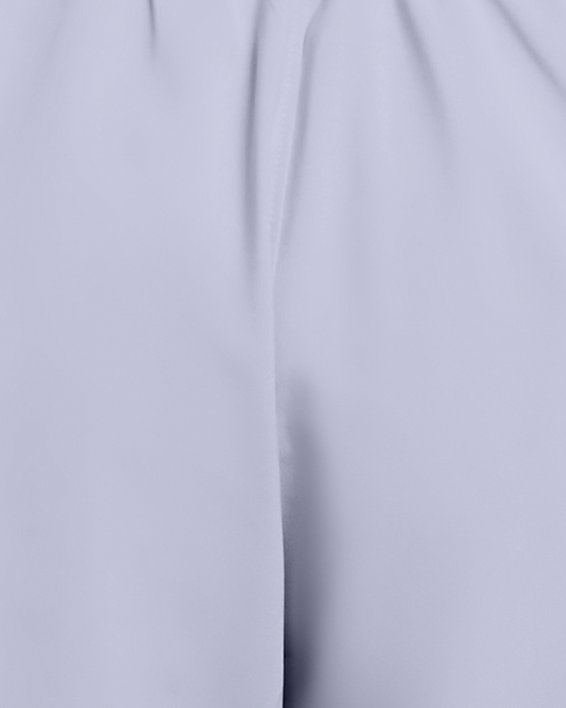 Women's UA Fly-By Elite 5" Shorts, Purple, pdpMainDesktop image number 6