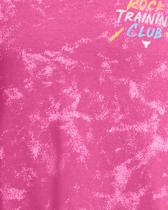 Project Rock Shirt aus Terry mit Aufdruck für Herren, Pink, pdpMainDesktop image number 2