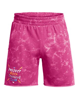 Project Rock Terry estampado UG, Pink, pdpMainDesktop image number 4