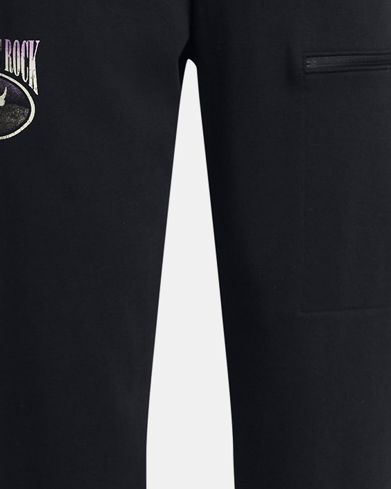 Pantalon en polaire épais Project Rock pour femme, Black, pdpMainDesktop image number 4
