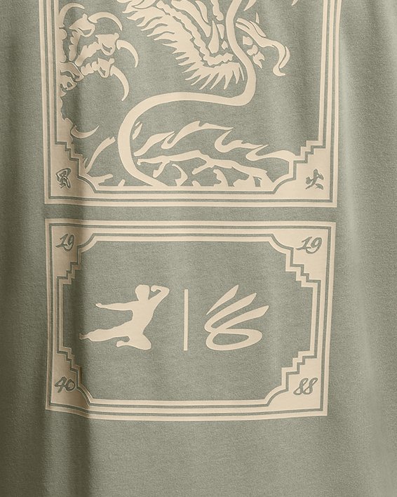 เสื้อแขนสั้น UA Lunar New Year Elements สำหรับผู้ชาย in Green image number 5