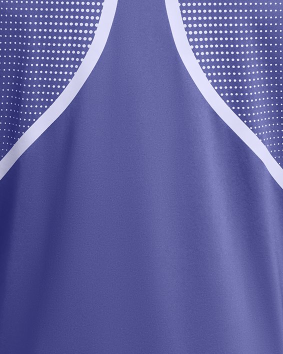 Men's HeatGear® Fitted Graphic Short Sleeve, Purple, pdpMainDesktop image number 3