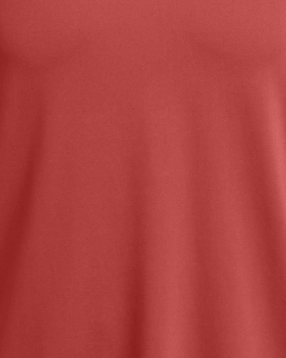 Men's HeatGear® Fitted Graphic Short Sleeve, Orange, pdpMainDesktop image number 2