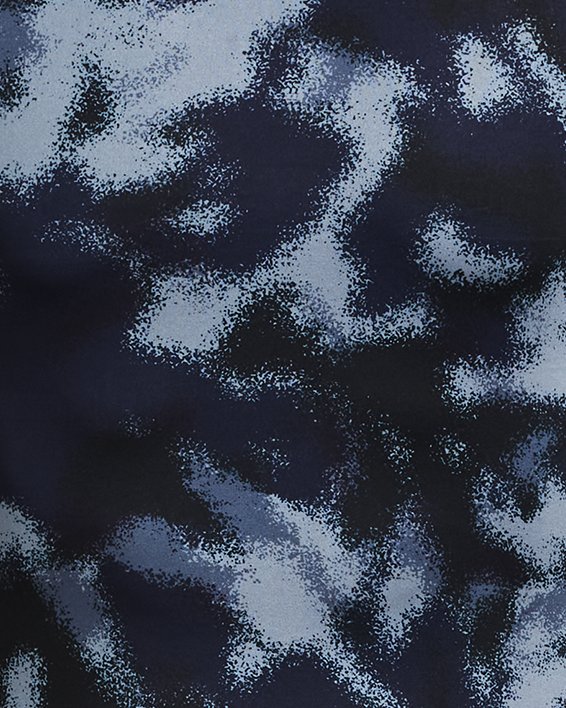 Men's HeatGear® Printed Short Sleeve, Blue, pdpMainDesktop image number 2