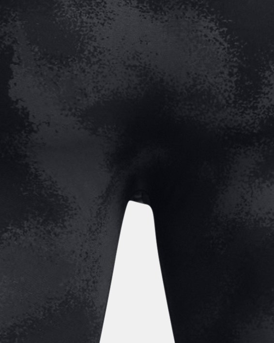 Men's HeatGear® Printed Long Shorts in Black image number 5