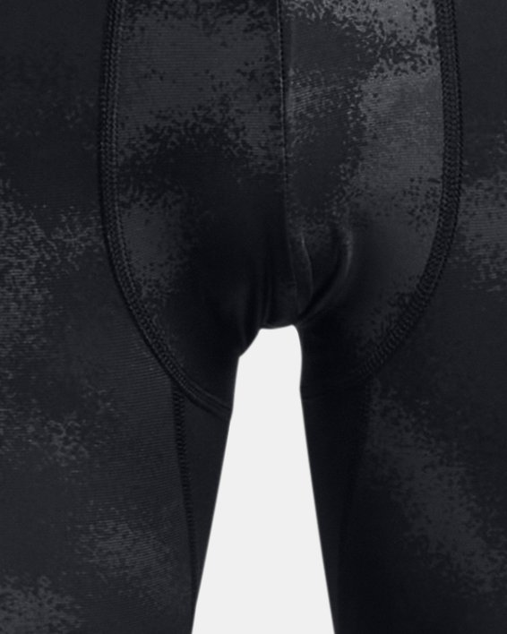 Men's HeatGear® Printed Long Shorts in Black image number 4