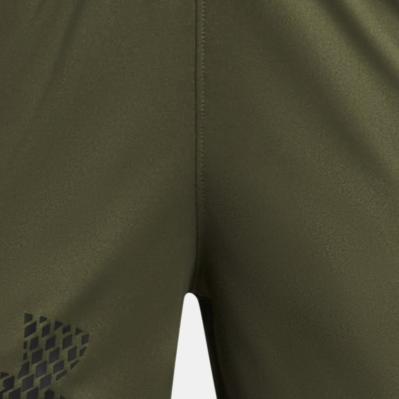 Pantalón corto Under Armour Tech™ Logo para niño Marine OD Verde / Negro YMD (137 - 149 cm)