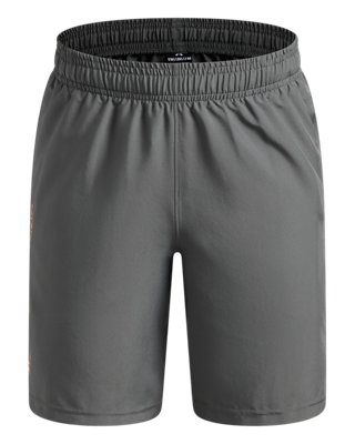 Under Armour Boys Green Tech™ Woven Wordmark ' Shorts Clay / Orange Bloc Yxs (48 - 50 In)