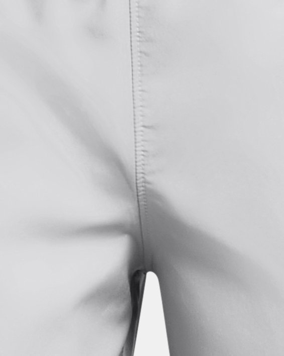 กางเกงขาสั้น UA Woven 2-in-1 สำหรับเด็กผู้ชาย in Gray image number 0