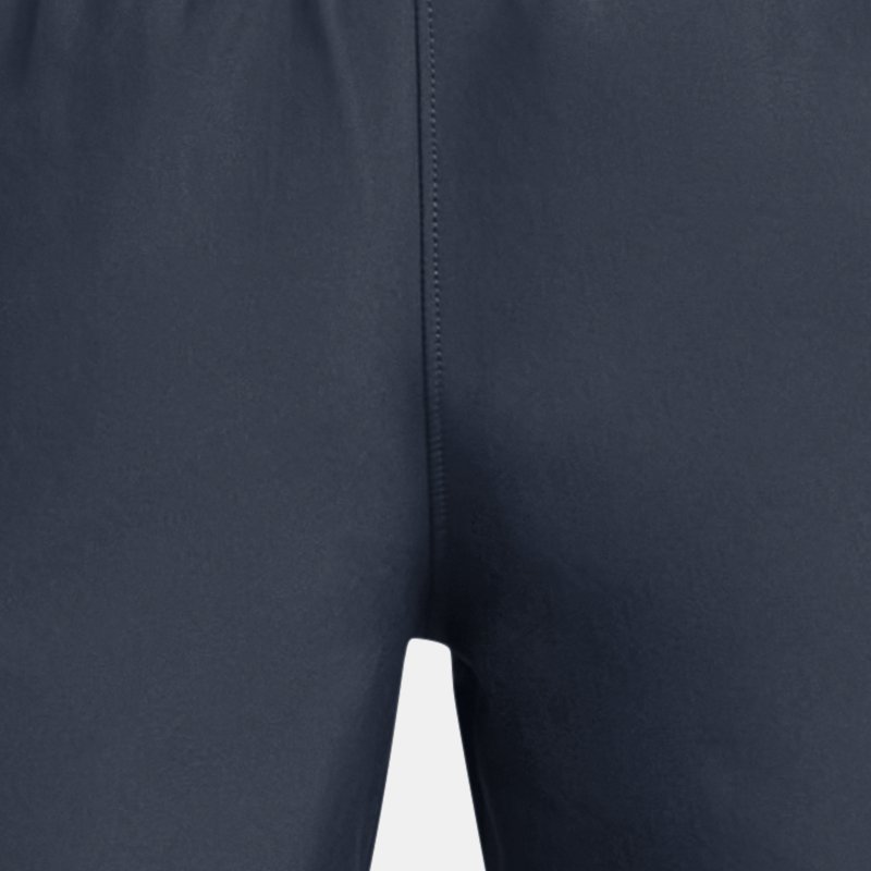 Boys' Under Armour Tech™ Woven 2-in-1 Shorts Downpour Gray / Atomic / Atomic YXS (122 - 127 cm)
