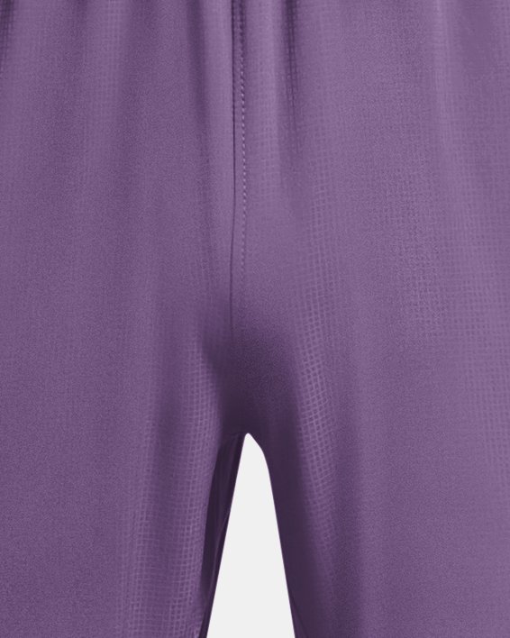Men's UA Elevated Woven 2.0 Graphic Shorts, Purple, pdpMainDesktop image number 4