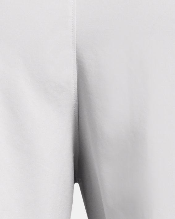 男士UA Woven Wordmark短褲 in Gray image number 5