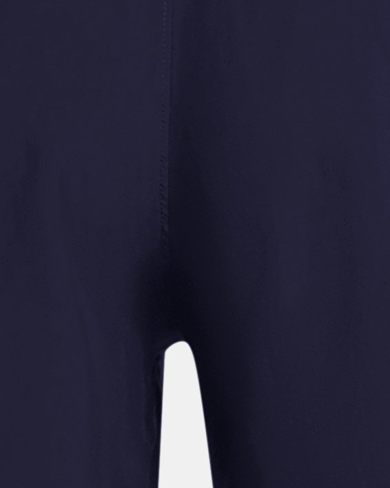 男士UA Woven Wordmark短褲 in Blue image number 5