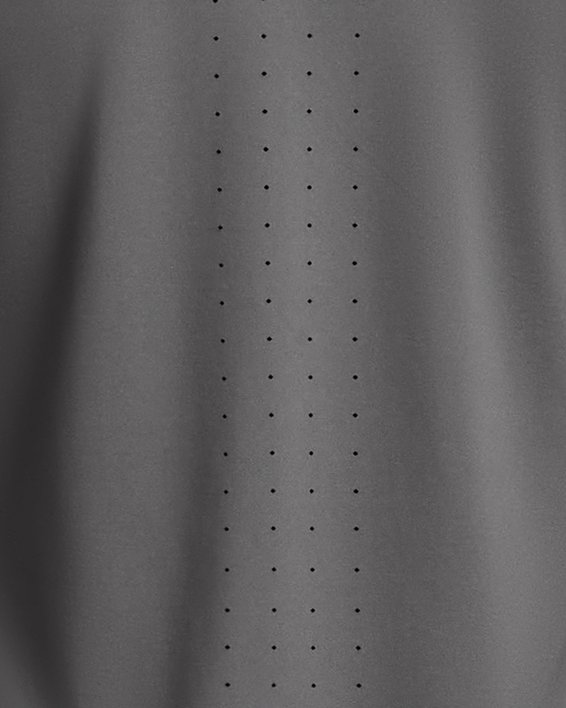 女士UA Launch Elite短袖T恤 in Gray image number 4
