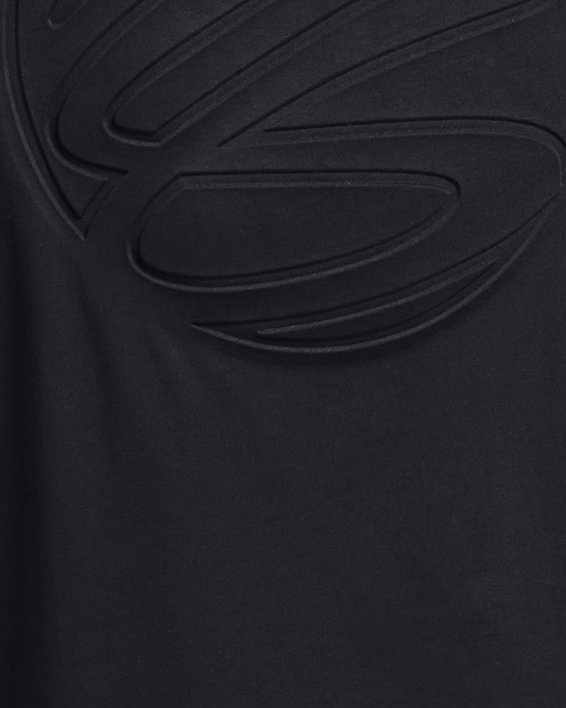 男士Curry Emboss Heavyweight T恤 in Black image number 4