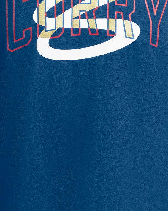 T-shirt voor heren Curry Champ Mindset, Blue, pdpMainDesktop image number 2