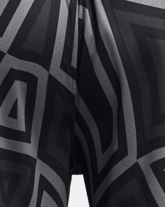 Men's UA Zone Printed Shorts image number 5