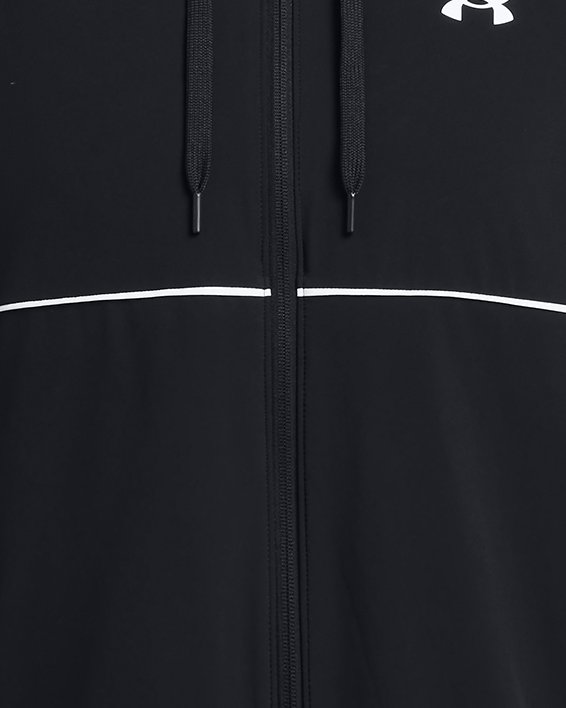 Men's UA Zone Woven Jacket, Black, pdpMainDesktop image number 4