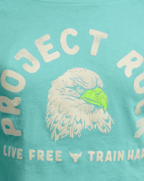Project Rock Balance T-Shirt mit Grafik für Damen, Blue, pdpMainDesktop image number 2