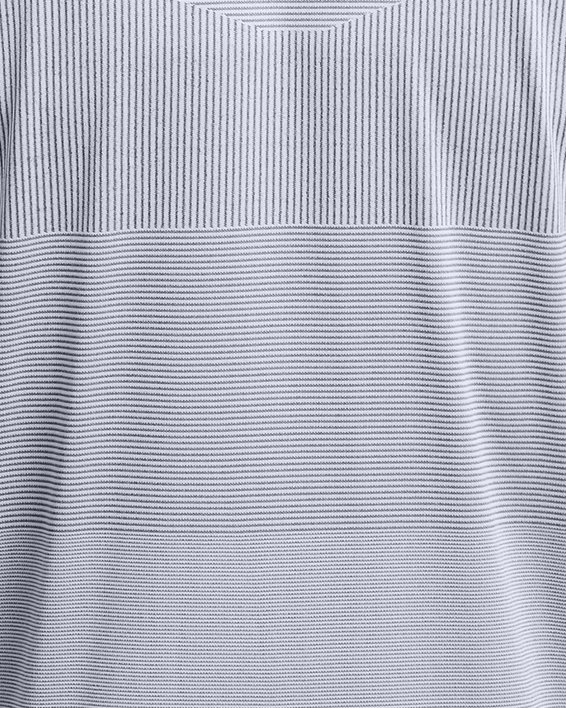 男士UA Tour Tips Jacquard Polo衫 in Gray image number 4