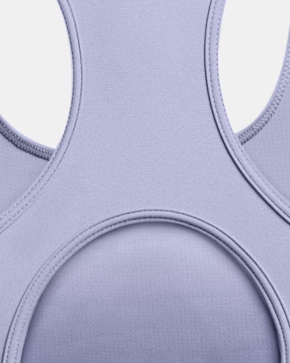 HeatGear® Armour Mid Sport-BH mit Branding für Damen, Purple, pdpMainDesktop image number 10