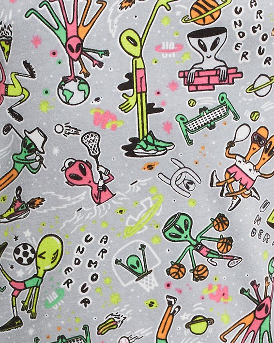 Boys' UA Out Of This World All Sports Short Sleeve in Gray image number 0