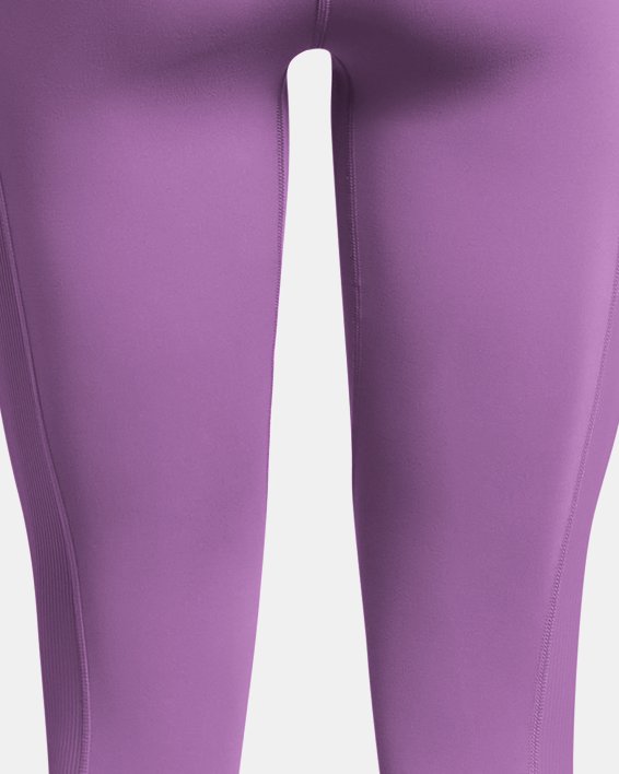 Under Armour Run Anywhere leggings in black and pink
