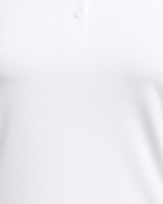 UA Playoff Ärmelloses Poloshirt für Damen, White, pdpMainDesktop image number 2
