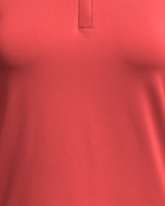 Sudadera con cremallera de ¼ UA Playoff para mujer, Red, pdpMainDesktop image number 3