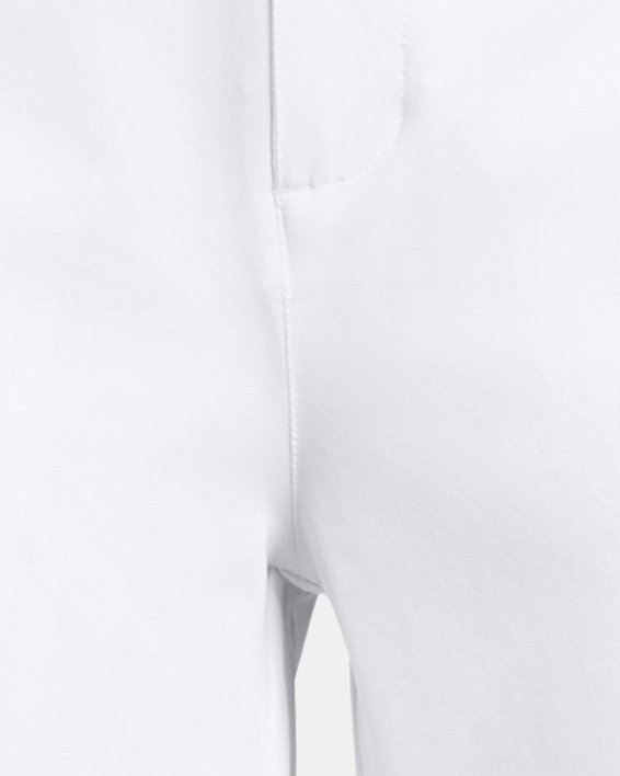 Shorts UA Drive de 18 cm para mujer, White, pdpMainDesktop image number 4