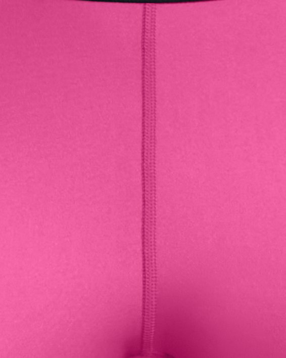 Women's HeatGear® Shorty, Pink, pdpMainDesktop image number 4