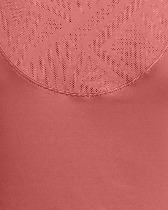 Women's UA Vanish Elite Vent Crop Short Sleeve in Red image number 5