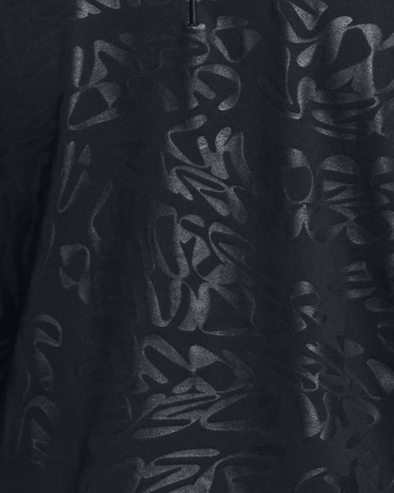 Tee-shirt court à manches courtes UA Vanish Energy Emboss pour femme, Black, pdpMainDesktop image number 3