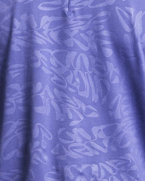 Camiseta de manga corta UA Vanish Energy Emboss Crop para mujer, Purple, pdpMainDesktop image number 5