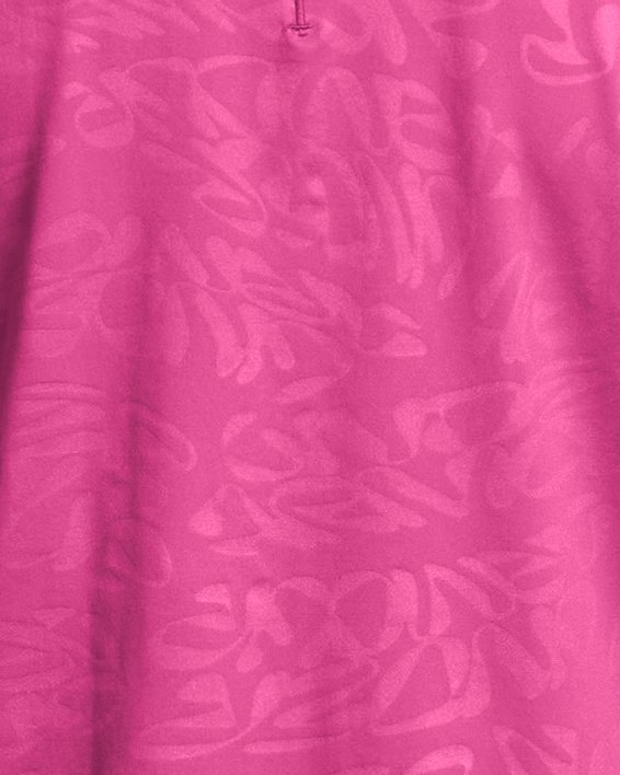 Tee-shirt court à manches courtes UA Vanish Energy Emboss pour femme, Pink, pdpMainDesktop image number 3