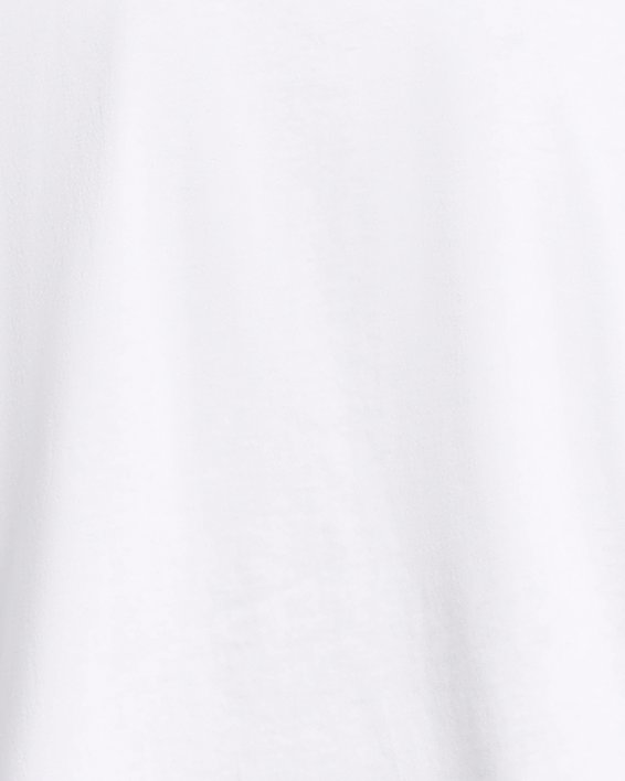 女士UA Campus Boxy Crop短袖T恤 in White image number 5