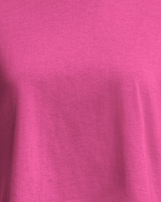 Women's UA Campus Boxy Crop Short Sleeve, Pink, pdpMainDesktop image number 3