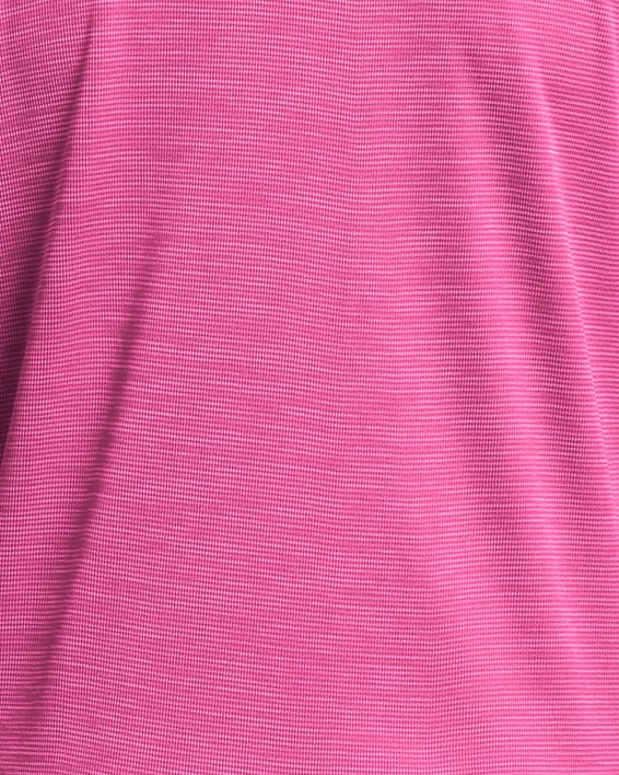 Sudadera con media cremallera con textura UA Tech™ para mujer, Pink, pdpMainDesktop image number 3