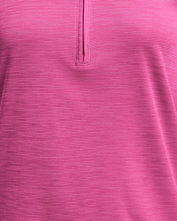 Bluza damska z zapięciem na zamek do połowy UA Tech™ Textured, Pink, pdpMainDesktop image number 2
