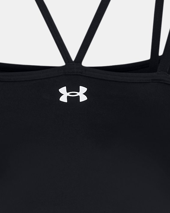 Women's UA Motion Strappy Tank in Black image number 3