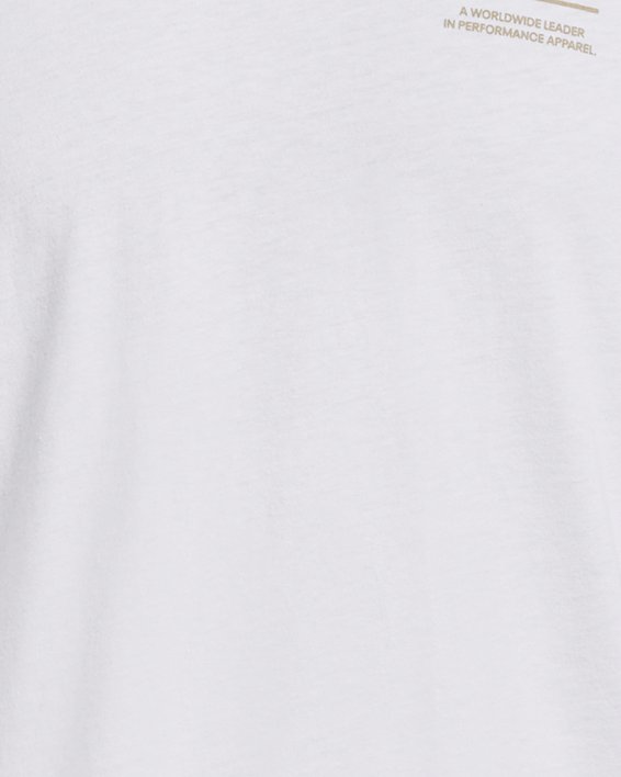 男士UA Unstoppable Graphic短袖T恤 in White image number 4