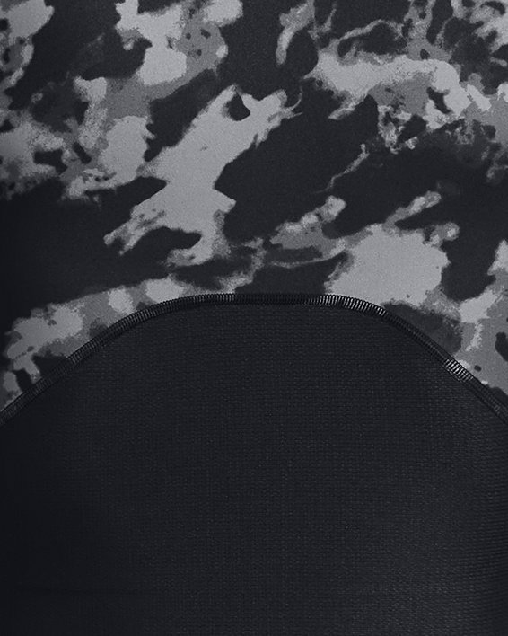 男士HeatGear® Iso-Chill印花短袖T恤 in Black image number 3