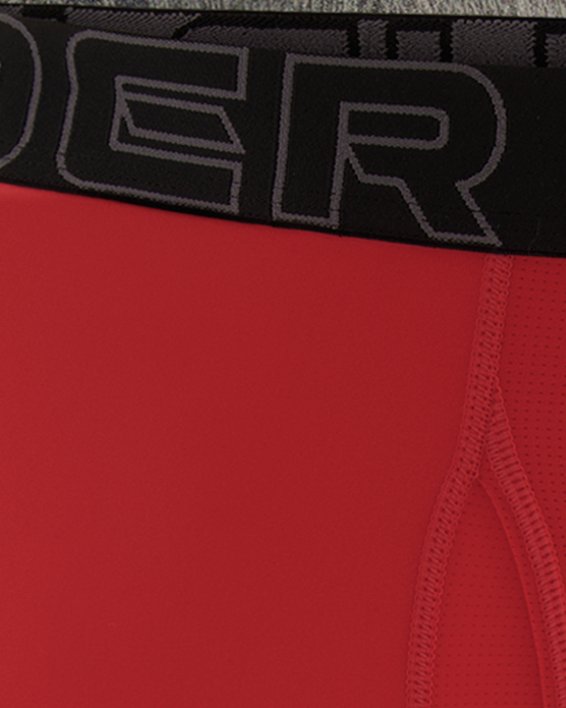 Men's UA Performance Tech™ 6" 3-Pack Boxerjock® in Red image number 2