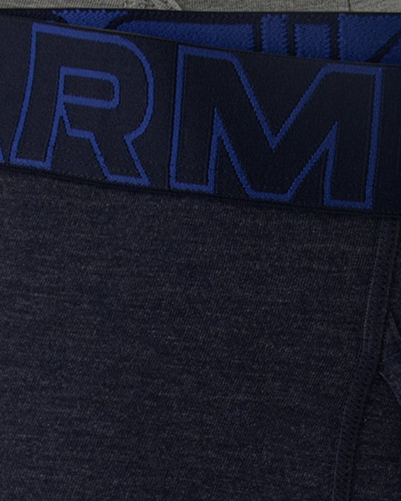 Men's UA Performance Cotton 6" 3-Pack Boxerjock®, Blue, pdpMainDesktop image number 2