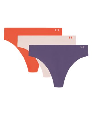 UA Pure Stretch Women's 3-Pack No Show Thong