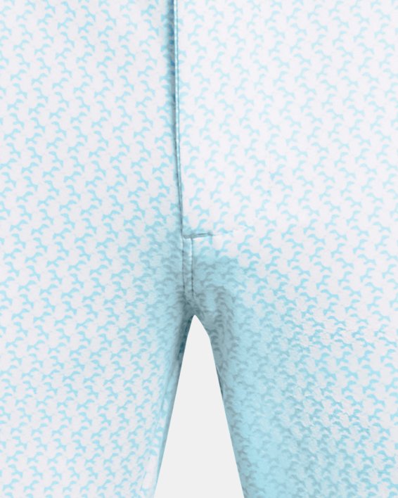 UA Drive Shorts mit konische Passform und Aufdruck für Herren, White, pdpMainDesktop image number 4