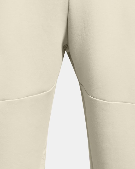Pantaloni UA Unstoppable Fleece Baggy Crop da uomo, Brown, pdpMainDesktop image number 4