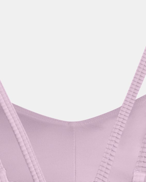 UA Meridian geripptes Bralette für Damen, Purple, pdpMainDesktop image number 10